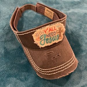 Visor hat, Y’all Need Jesus